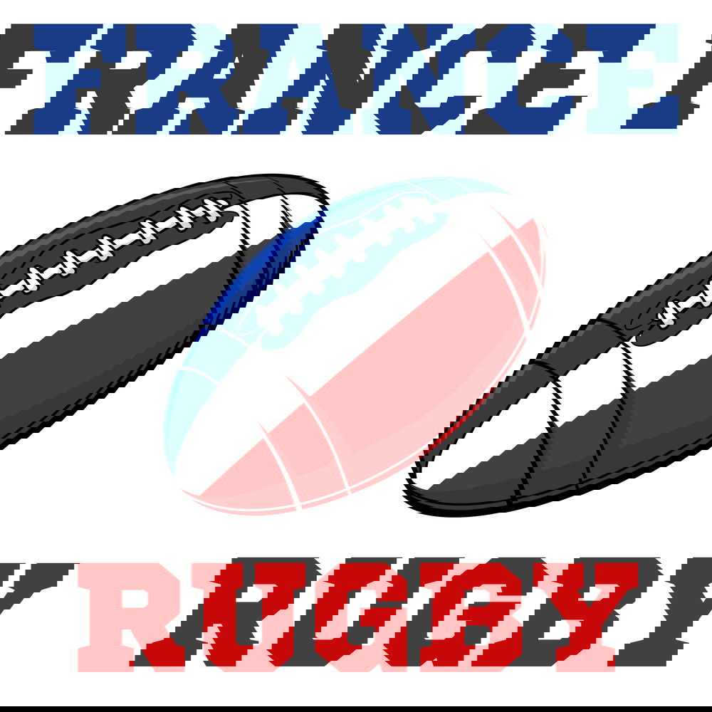 France Rugby Ball Hoody (White)